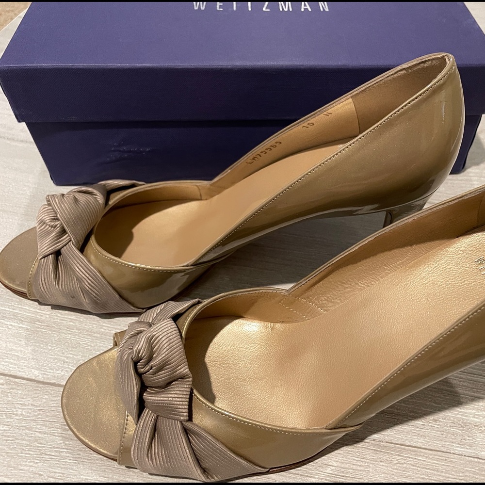 Stuart Weitzman Like New Heel! Size 10 But Fits M… - image 3